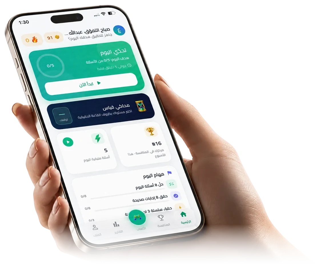 تطبيق تقديري على هاتف بزاوية جانبية
